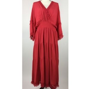 Red Given Kale Dress